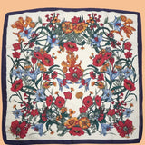 Rich Floral Bandana Scarf