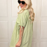 The Zesty Lime Gingham Dress