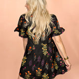 Feeling Floral Babydoll Dress