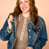 Stay In The Moment Ribbed Knit Top