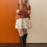 Lover Girl Floral Mini Skirt