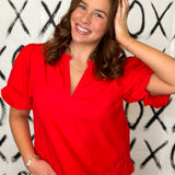 Rouge & Lipstick Blouse