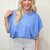 Summer Cove Bubble Hem Top