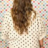 Daytime Dots Knit Top