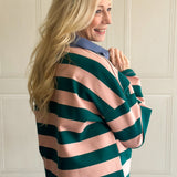 The Varsity Stripe Quarter Zip