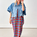 Purely Plaid Midi Dress