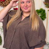 Spiced Mocha Blouse