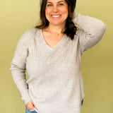 Waiting For Today V-Neck Sweater