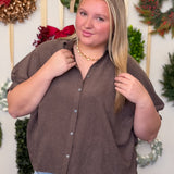 Spiced Mocha Blouse