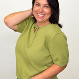 Matcha Muse Knit Top