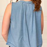 Dream On Denim Tank Top