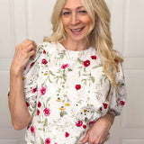 Wildflower Beauty Eyelet Blouse