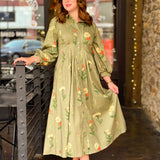 Floral Fantasy Midi Dress