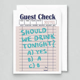 Should We Drink? Party Card