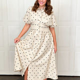 City Spot Midi Dress