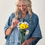 Denim Drift Poncho