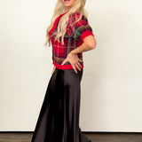 Tied & True Plaid Cardigan