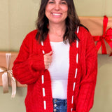 Laced In Holiday Cardigan
