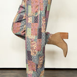 Master of Mixed Print Barrel Pant