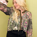 Pardon Me Patchwork Blouse