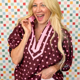 Merlot Moments Blouse