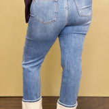 Get Cozy Sherpa Cuff Jeans
