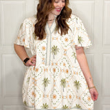 Palm Paradise Babydoll Dress