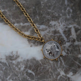 She's Your Queen Coin Necklace