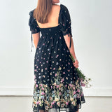 Free Flowing Floral Midi Dress