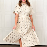 City Spot Midi Dress