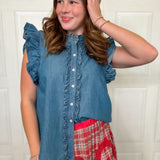 A Side Effect Of Denim Love Blouse