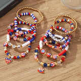 Red White & Blue Bracelet Set