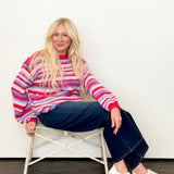 Looking Sideways Striped Sweater