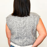 Braided Babe Cable Knit Vest