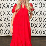 Cherry Crush Midi Dress