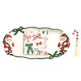 Bow Santa Hostess Set