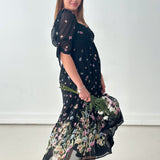 Free Flowing Floral Midi Dress