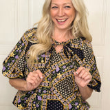 Stay Focused On Florals Blouse