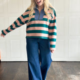 The Varsity Stripe Quarter Zip