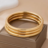 Chunky Triple Bangle Set