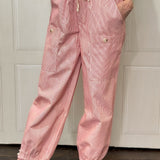 Stay Solid Striped Cargo Pant