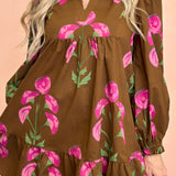 The Cocoa Bloom Babydoll Dress