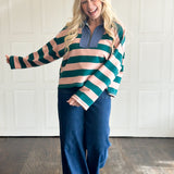 The Varsity Stripe Quarter Zip