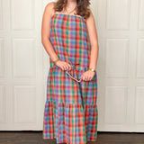 Daydream Plaid Maxi Dress