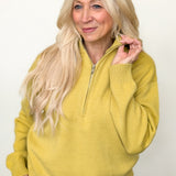 Fresh Start Half Zip Sweater