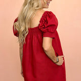 Pure Joy Plaid Mini Dress