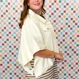 Denim Drift Poncho