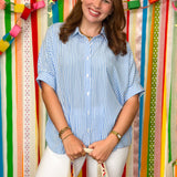 Talking Time Dolman Blouse