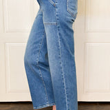 Tell Me More Wide Leg Cropped Jean