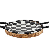 Bistro Checkered Woven Platter Set